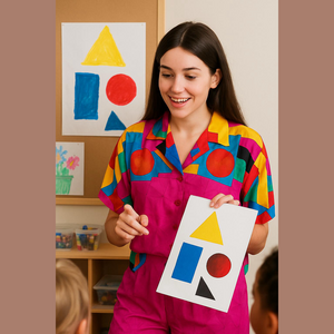 Silk Vintage Adrianna Papell Bright Short Sleeve Button Top Vibrant Blouse Retro